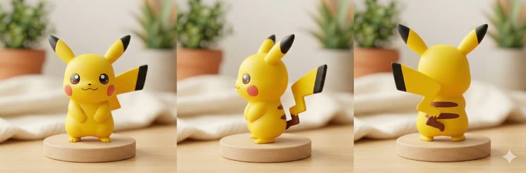 Pikachu premium collectible figurine — 3D printed; MotiveX Prints, Surat