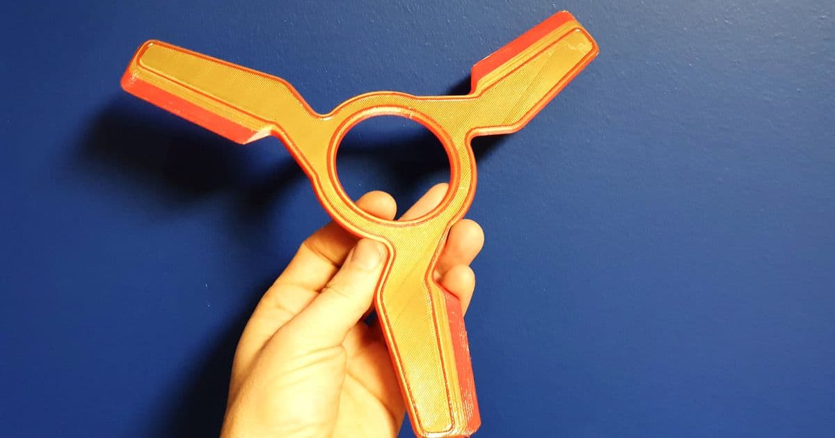 Pentavenger Boomerang (Trivenger) — 3D printed; MotiveX Prints, Surat