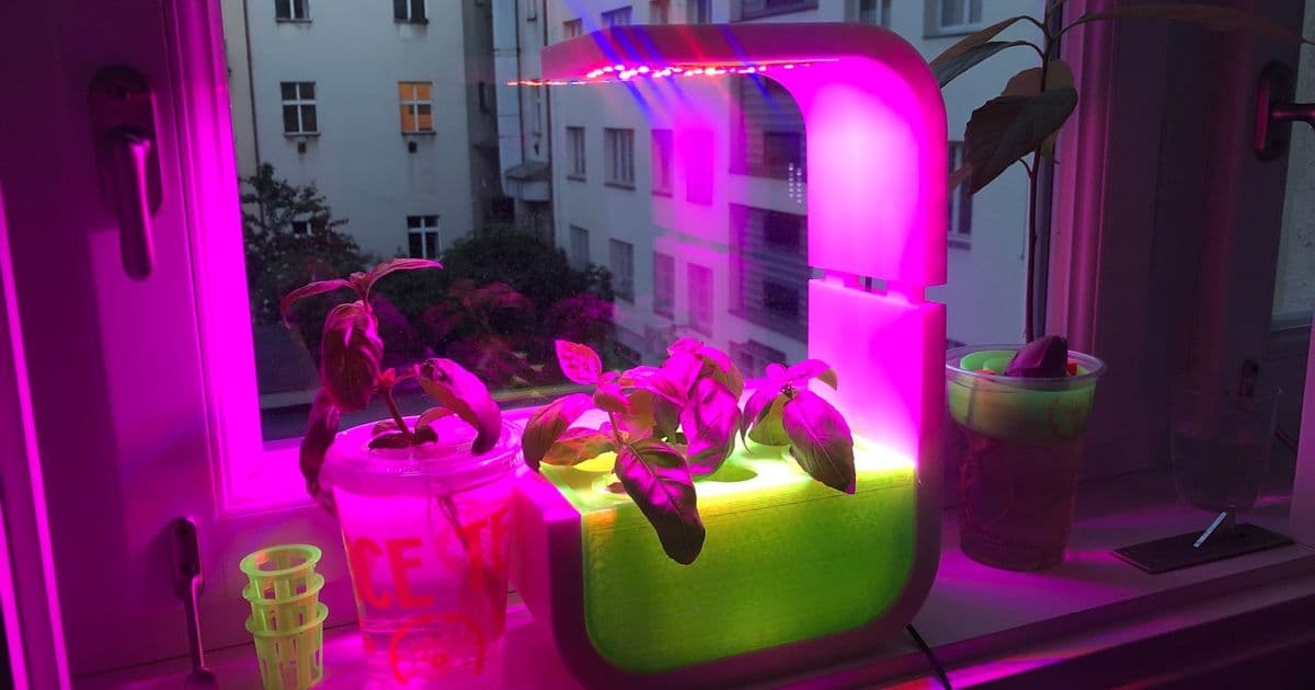 Propagation Station / Planter — 3D printed; MotiveX Prints, Surat